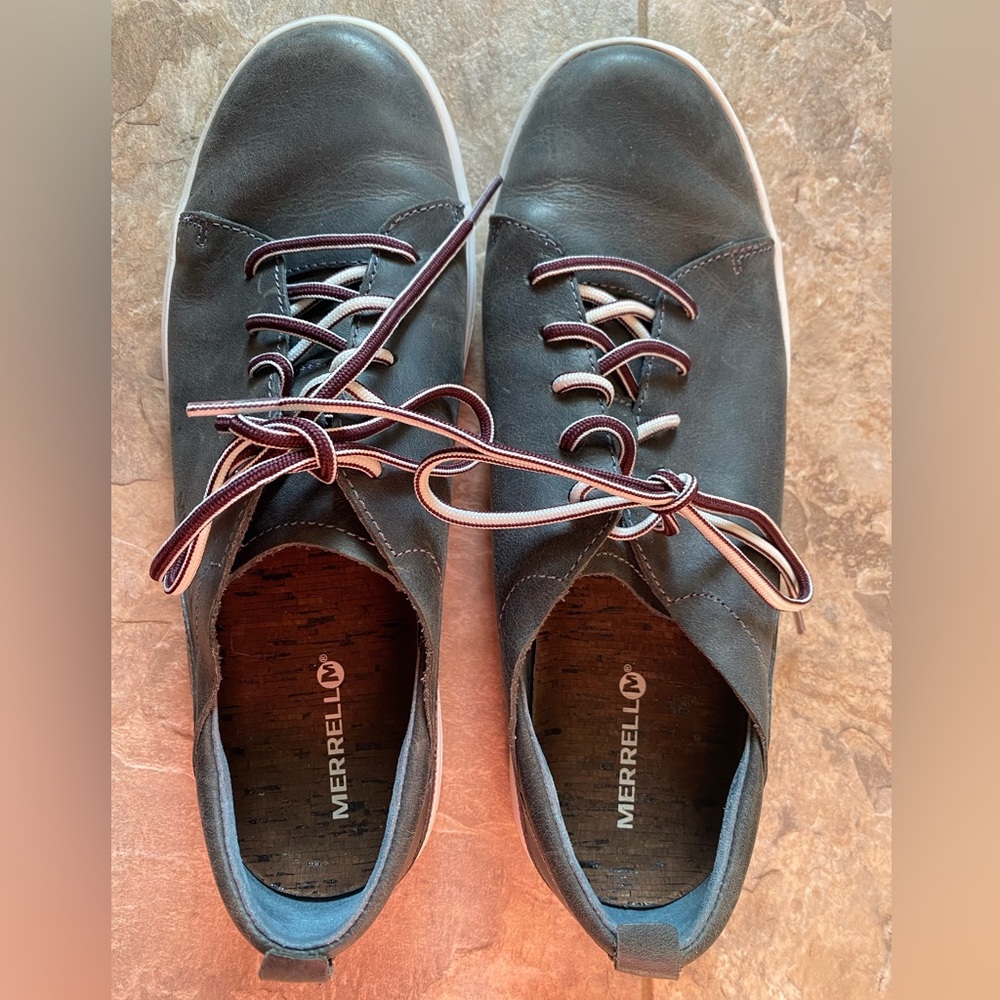Gray Merrell women’s shoes size 9